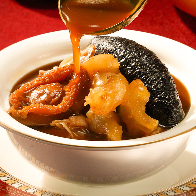 广州酒家佛跳墙年货礼盒4人份 方便菜预制菜 团圆饭菜 礼物送礼 海鲜海参  【4人份】佛跳墙年货礼盒 1.6kg