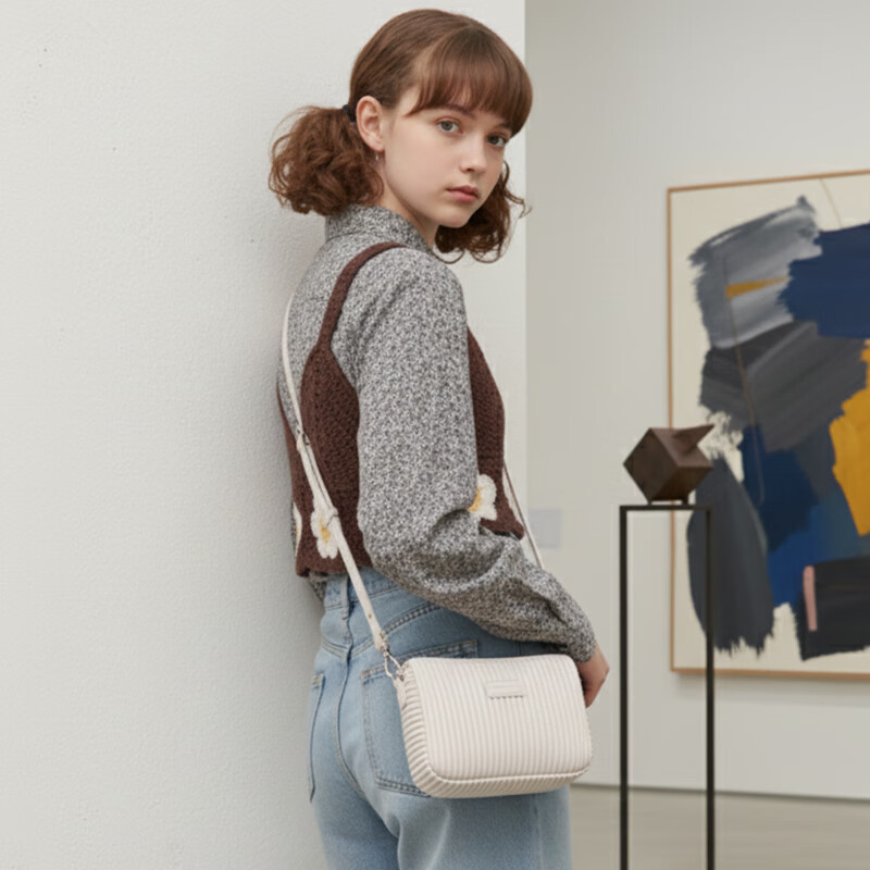 ONIMALS单肩包女大容量波士顿女包保龄球包百搭高级感 黑金色