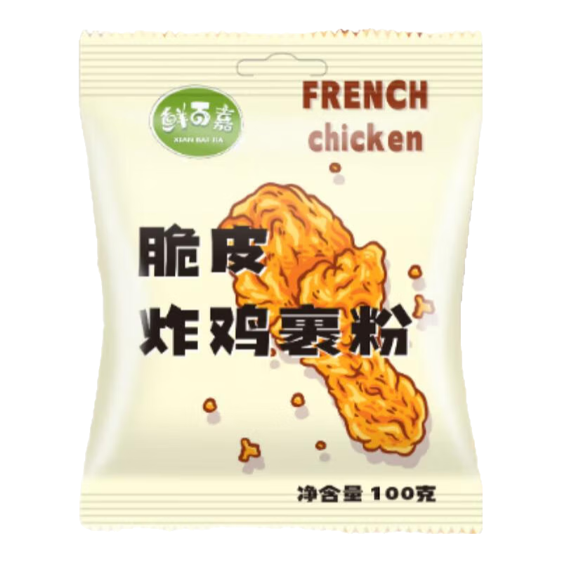 炸鸡裹粉100g 脆皮炸鸡专用粉 油炸起鳞香酥粉炸鸡粉 100g*1袋