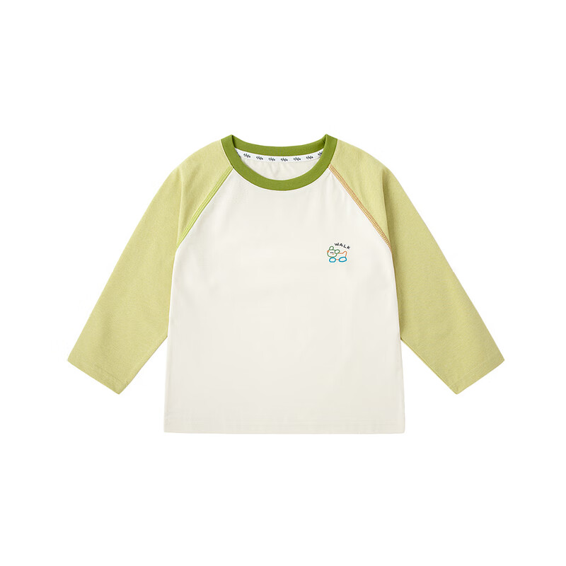 嘟嘟家【两件装】儿童T恤速干春装男童长袖上衣春秋女童打底衫宝宝童装 粉紫色 80