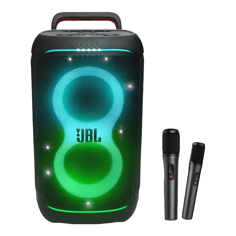 JBL���� PARTYBOX 520 �ɶԻ�������������������KTV���辫���Ųʵƹ�+PartyBoxWireless Mic��˷� 5129.03Ԫ(������)