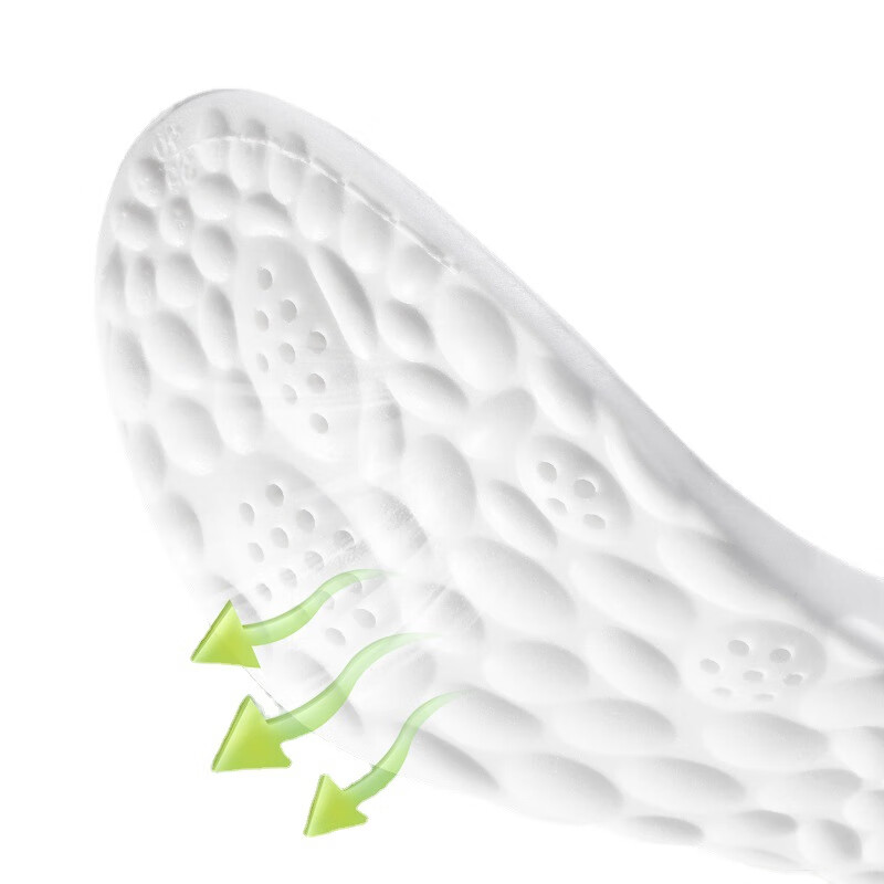 【精选】增高鞋垫男生女士踩屎感PU全垫加厚鞋垫软底不累脚舒适软 1双云朵踩屎感增高【黑色3.5cm】 41-42