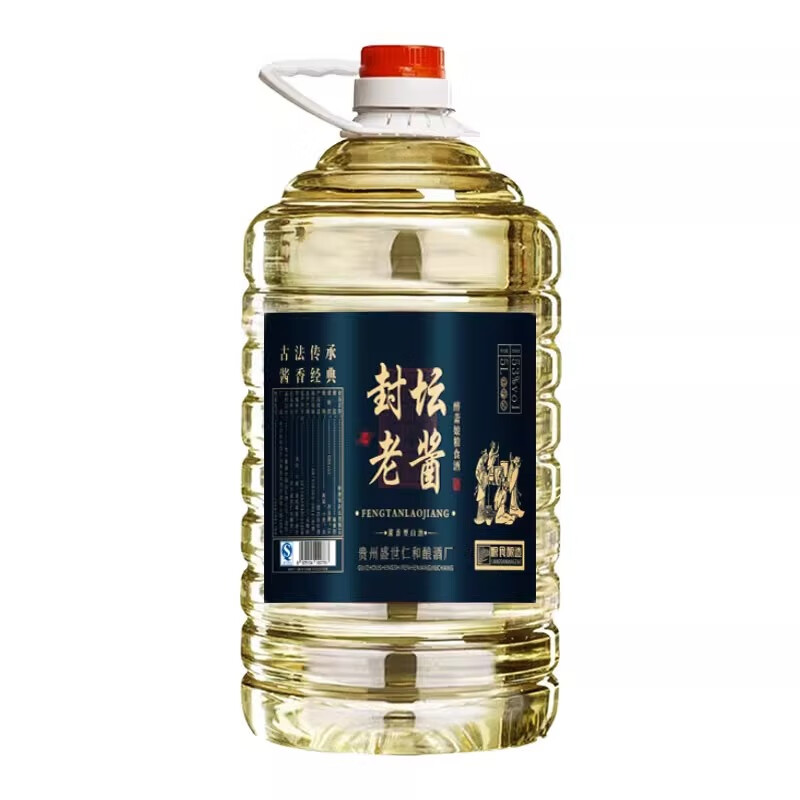 醉萧娘白酒纯粮食酒水高粱散酒原浆老酒53度桶装酱香型固态坤沙高度泡酒 53度 5L 1桶 10号老酒