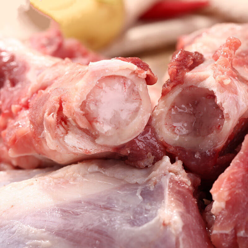 雨润精选国产筒骨/带皮五花肉块 原切猪肉组合筒骨五花冷冻发货 精选筒骨2斤+带皮五花肉2斤
