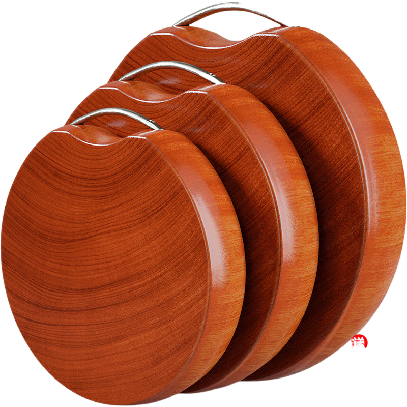 泰南老菜板實(shí)木家用正宗鐵木砧板防霉切菜板廚房案板整木菜墩 鐵梨木(u提33x4CM送菜板架)精品