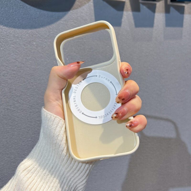 麦焕【磁吸支架】适用苹果17pro手机壳iPhone17promax液态硅胶保护套17纯色轻薄全包防摔软壳 【大红色】液态硅胶 苹果17pro