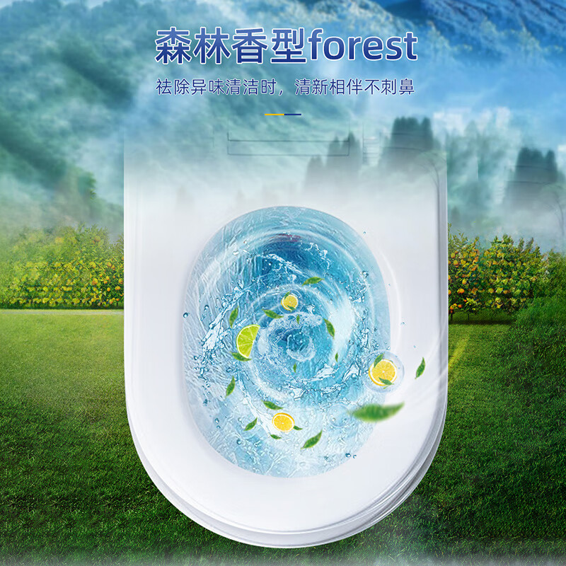 惠万家强力型洁厕液518g 清香除臭洁厕灵 卫生间马桶洁厕剂 强力除垢 518g*3瓶