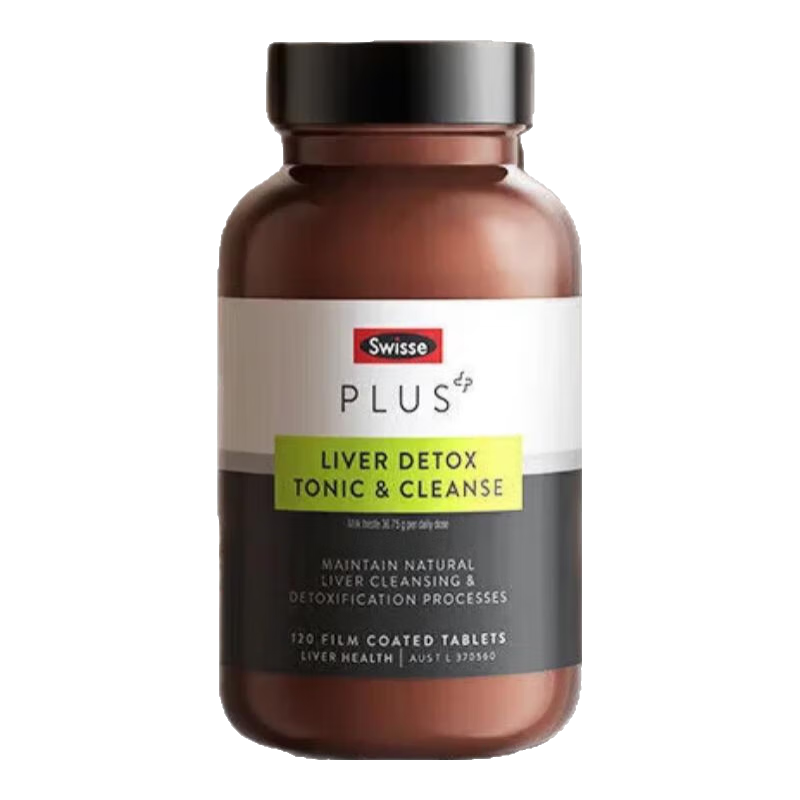 Swisse斯维诗PLUS护肝净肝片70倍浓缩奶蓟草姜黄洋蓟120粒有效期27年初 斯维诗净肝片 70倍浓缩120粒*1瓶