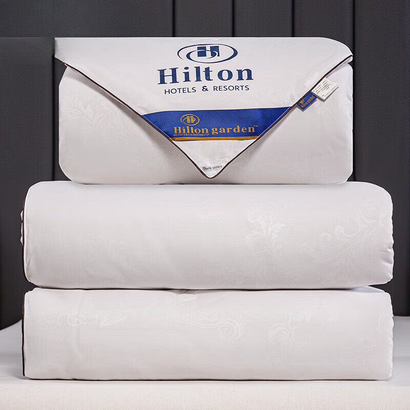 恒源祥希尔顿蚕丝被正宗五星级酒店冬被100桑蚕丝被芯8斤加厚春秋被被子 凤尾花蚕丝被-白 200x230cm(10斤)