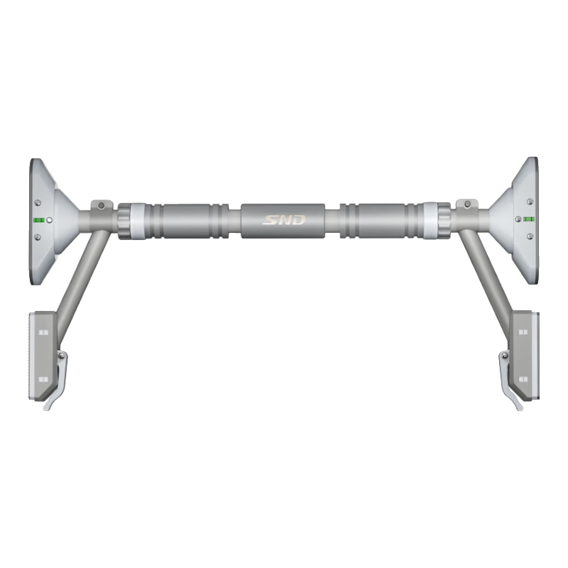 施耐德 單杠室內(nèi)引體向上器家用單杠門上免打孔可調(diào)節(jié)健身器材 【單杠】78-98cm支架款-灰色