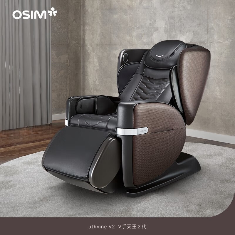 傲胜（OSIM）V2按摩椅家用全身全自动多功能智能揉捏椅电动太空舱8212 端庄棕