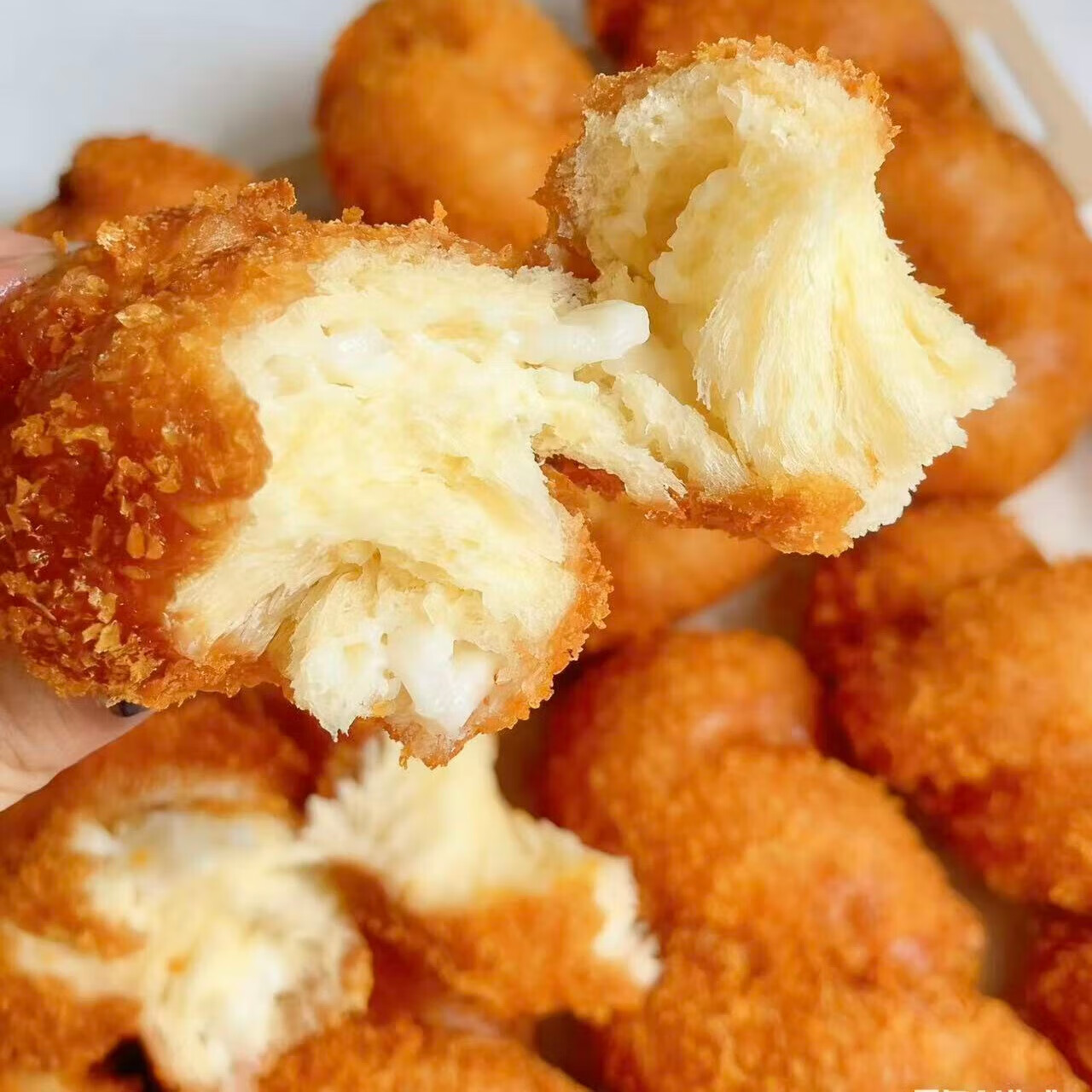 果丰故香手工酸奶麻花香酥独立包装休闲解馋充饥零食网红麻花豆沙内馅麻花 酸奶大麻花500g*1包