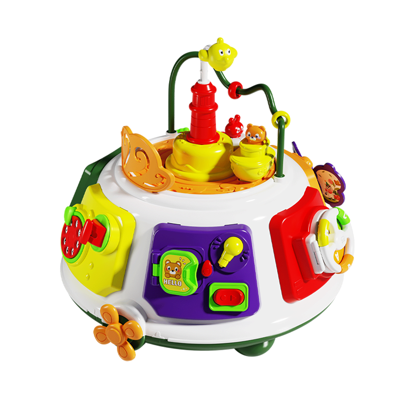 欣格早教百寶箱嬰兒玩具游戲桌寶寶六面體益智兒童1-3歲一周歲禮物2