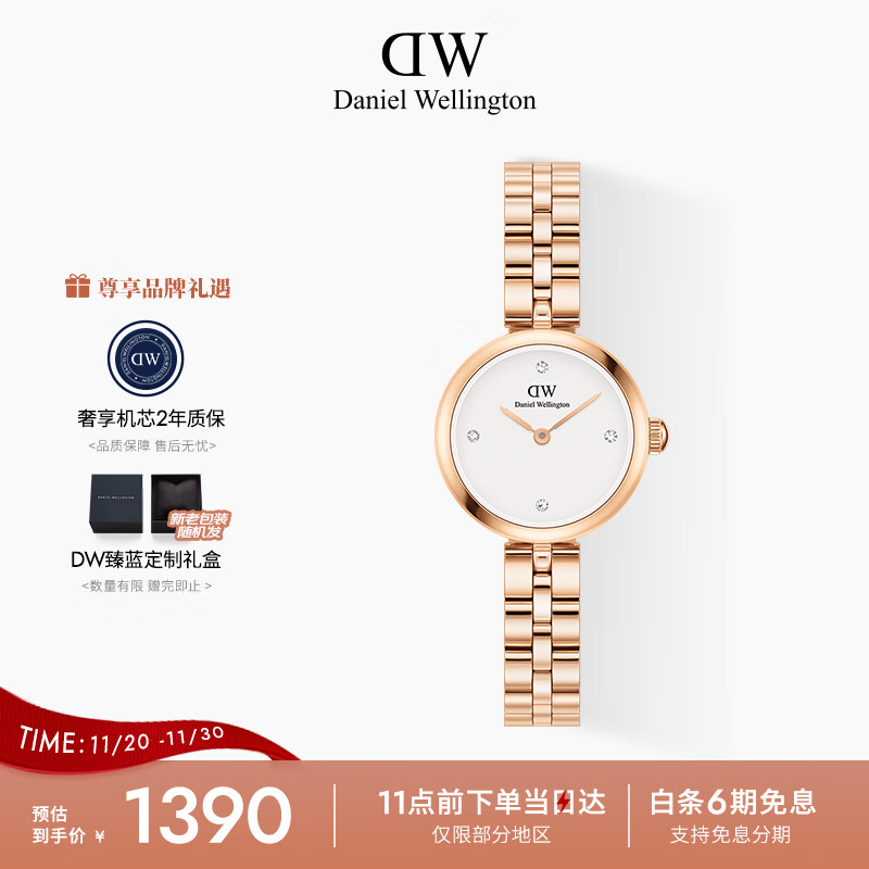 丹尼尔惠灵顿（DanielWellington）DW手表女Elan瑰美系列女士腕表送女友节日礼物DW00100717