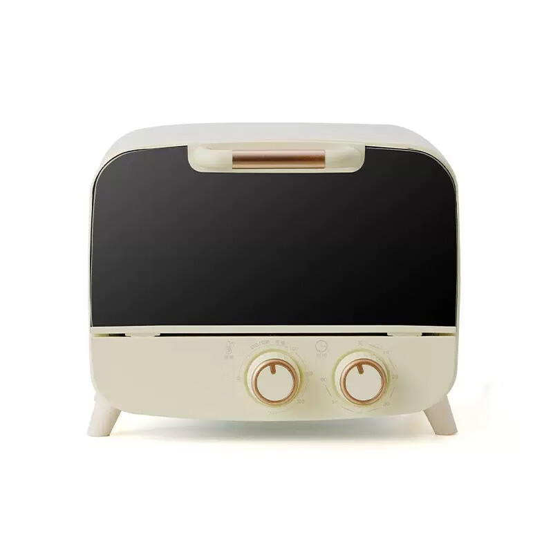 烤箱家用烤箱小型10L16L多功能厨房烘焙全自动迷你蛋挞烤箱礼品 象牙白 16L