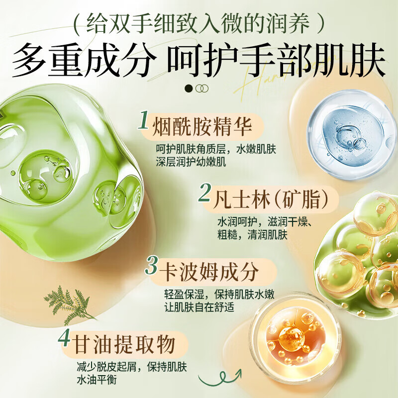 LIFUSHA绵羊油凡士林护手霜高保湿滋润肌肤补水不腻防裂改善干燥粗糙秋冬 【保湿防裂】绵羊油保湿手霜80g ×2瓶