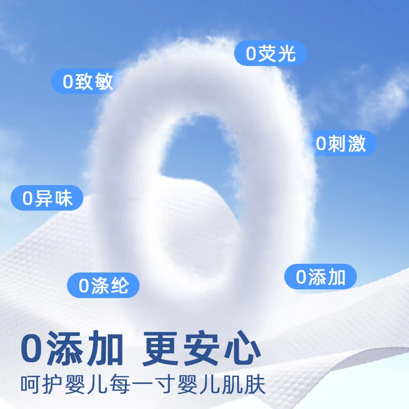 妮丽雅洗脸巾悬挂式纯棉抽取式一次性洗面巾加厚加大美容院擦脸巾 厚款 4提 【母婴放心用】-安全0添加
