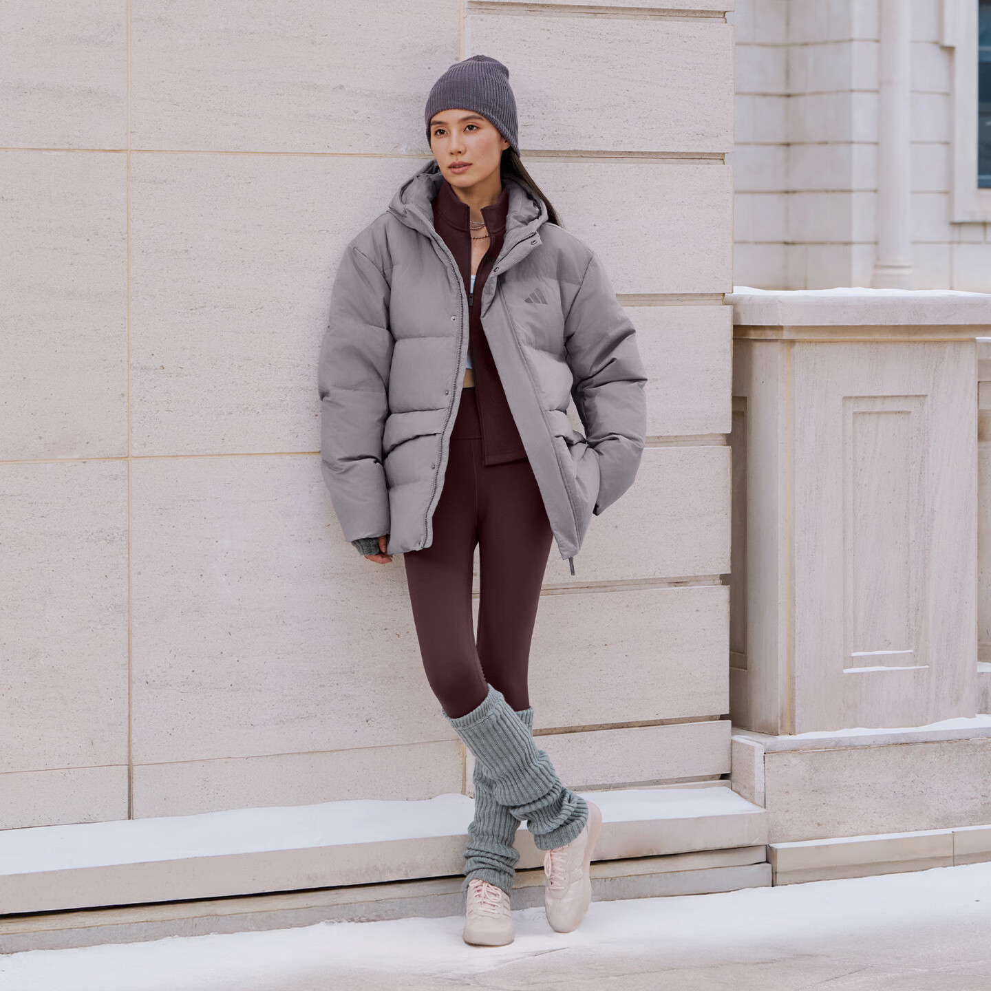 ˫Ż:adidas Ҳ ñѼ޷ Ůﶬ L