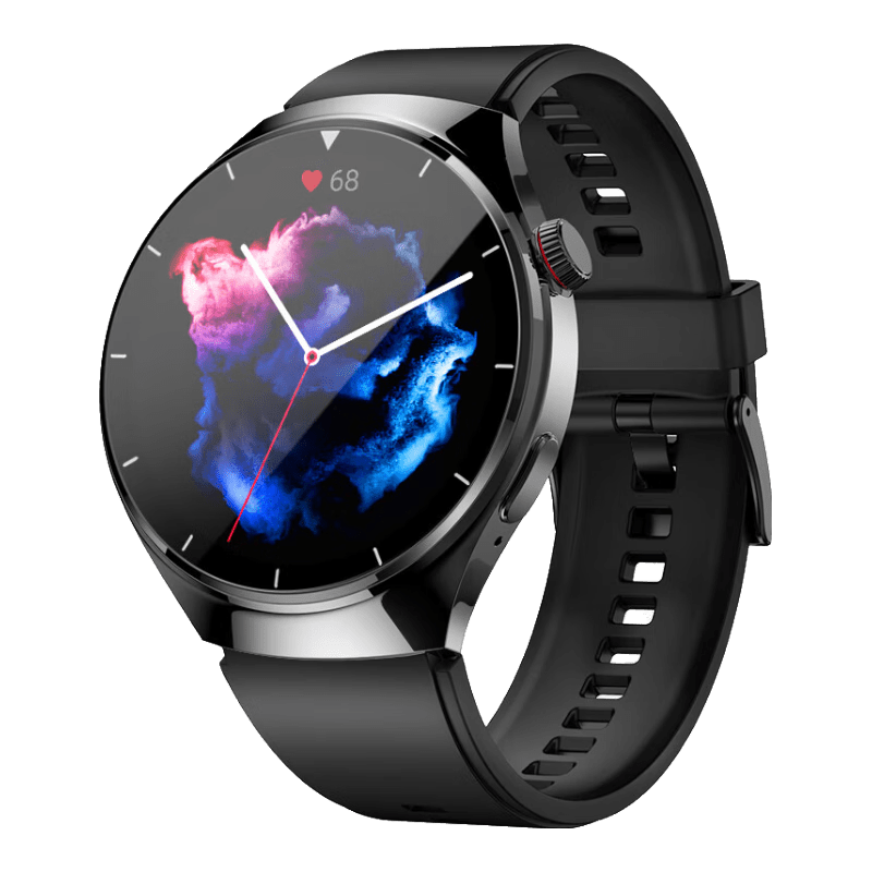 lieve华为机鸿蒙系统苹果机IOS适用无创智能血糖血压监测手表智能健康监测血脂尿酸一体机心率体温睡眠 顶配版黑【健康检测-升级精准度-蓝牙通话】 【支持尿酸血脂血氧血糖体温心率监测】