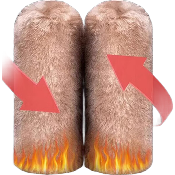 冬季新款仿毛絨把套車把套電動(dòng)車摩托車三輪棚車通用型保暖手把套 【淺藍(lán)色套裝】1套/4件（贈(zèng)2個(gè)扎帶）