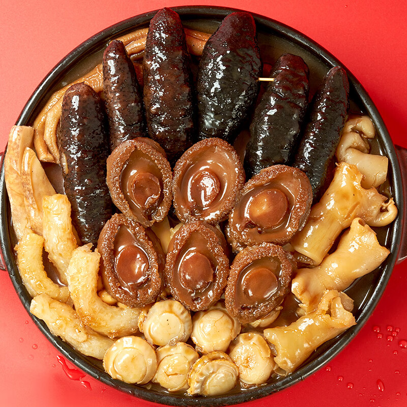 广州酒家佛跳墙盆菜4人 海参鲍鱼方便速食海鲜半成品私房菜利口福团圆饭菜 【6人份】六六大顺佛跳墙2.5kg