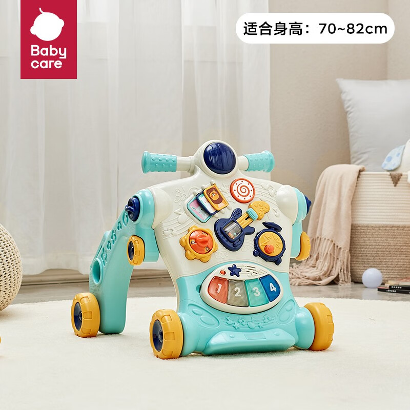 babycare多功能学步车 婴儿学步车手推车 防o型腿宝宝学步婴儿学走路助步 摩恩蓝属于什么档次？