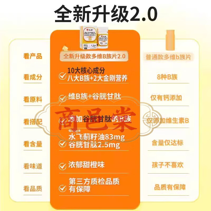 复舒芬维生素b族复合片男士性功能b1b2b6b12烟酸水飞蓟籽油谷胱甘肽 [全新升级]从此告别快抢8瓶装