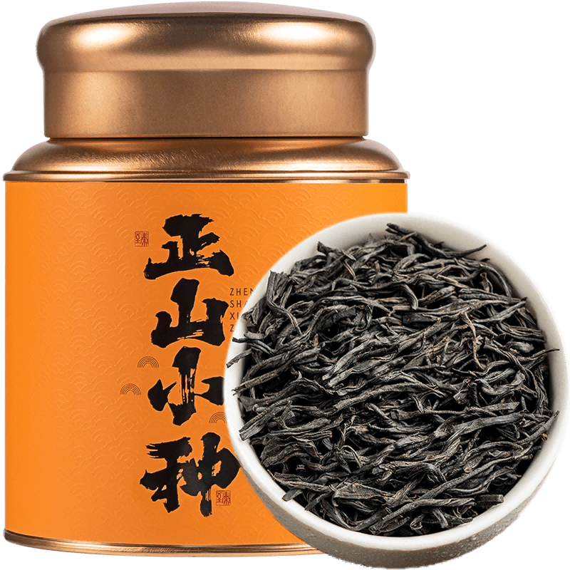 华源茶叶正宗武夷山特级正山小种金骏眉红茶250g罐装 250g*2罐 传统正山小种 礼袋