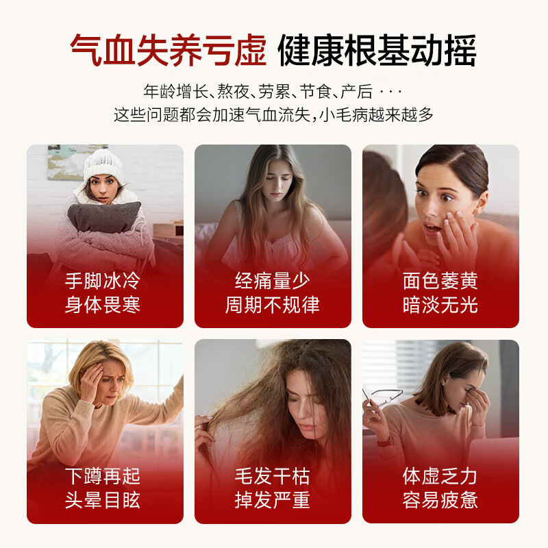 萊特維健（WRIGHT LIFE）【年货礼盒送礼佳品】阿胶气血宝当归补血改善贫血补铁胶囊香港 【初见成效 减轻疲惫感】 60粒*3盒 可服用45天