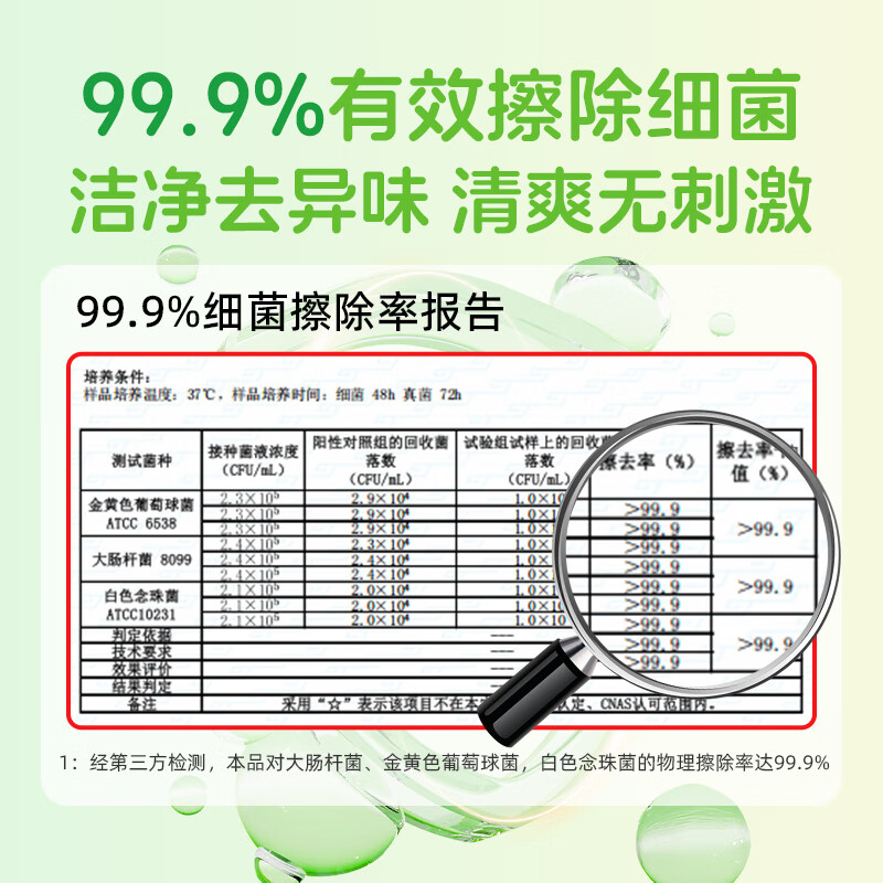 雅思汀娜EDI纯水佛手柑湿厕纸温和洁净可冲马桶家庭必备 80抽*3包 【赠便捷装10抽*3包】