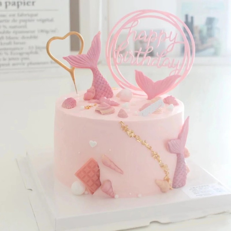 芙瑞多 儿童蛋糕网红美人鱼公主生日蛋糕全国同城配送创意蛋糕预定