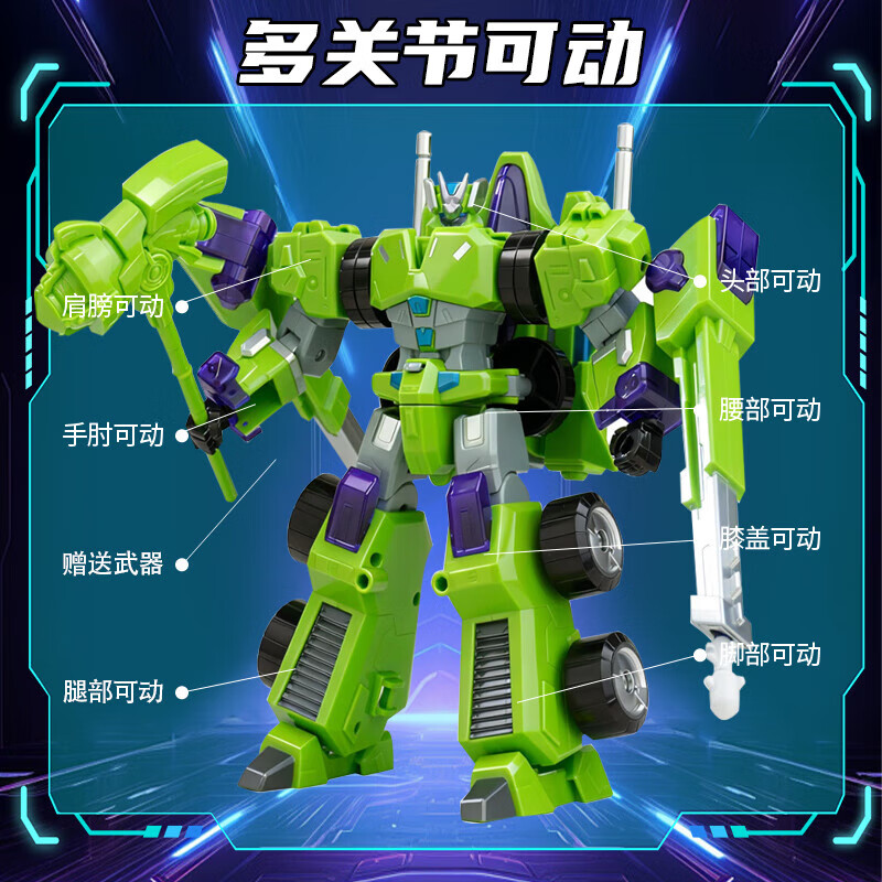 梵思奇钢铁飞龙5星野龙骑烈阳先锋男孩玩具合体机器人手办模圣诞节礼物 【豪华版】烈阳前锋