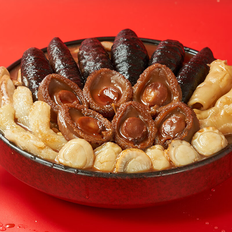 广州酒家佛跳墙盆菜4人 海参鲍鱼方便速食海鲜半成品私房菜利口福团圆饭菜 【6人份】六六大顺佛跳墙2.5kg