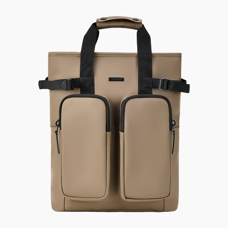 SUBURBIA思博亚大容量双肩行李包商务出差可放16寸电脑防泼水轻便旅行包 卡其色