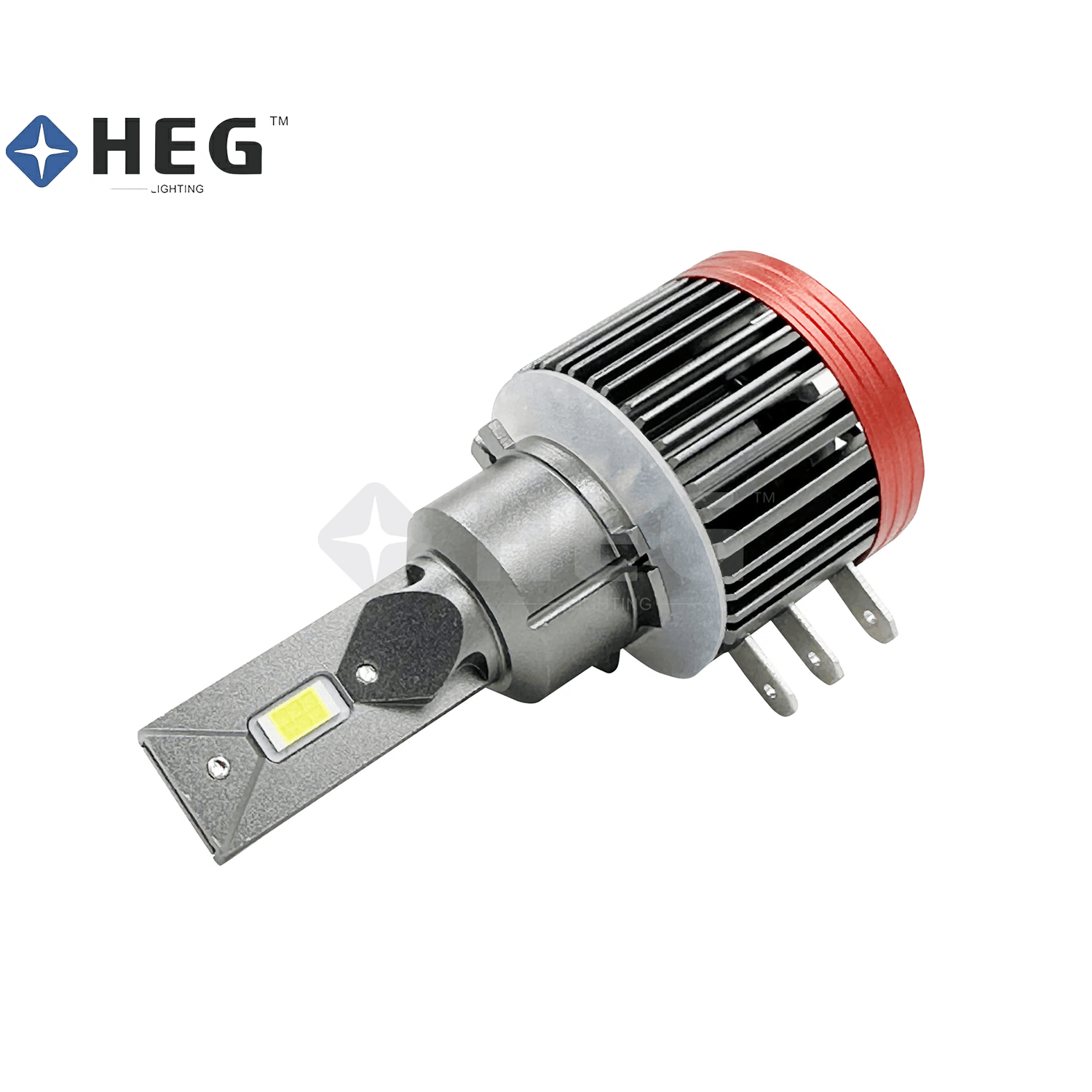 核光H15LED单灯珠汽车灯泡 深灰色 金属 H15 2只价LED