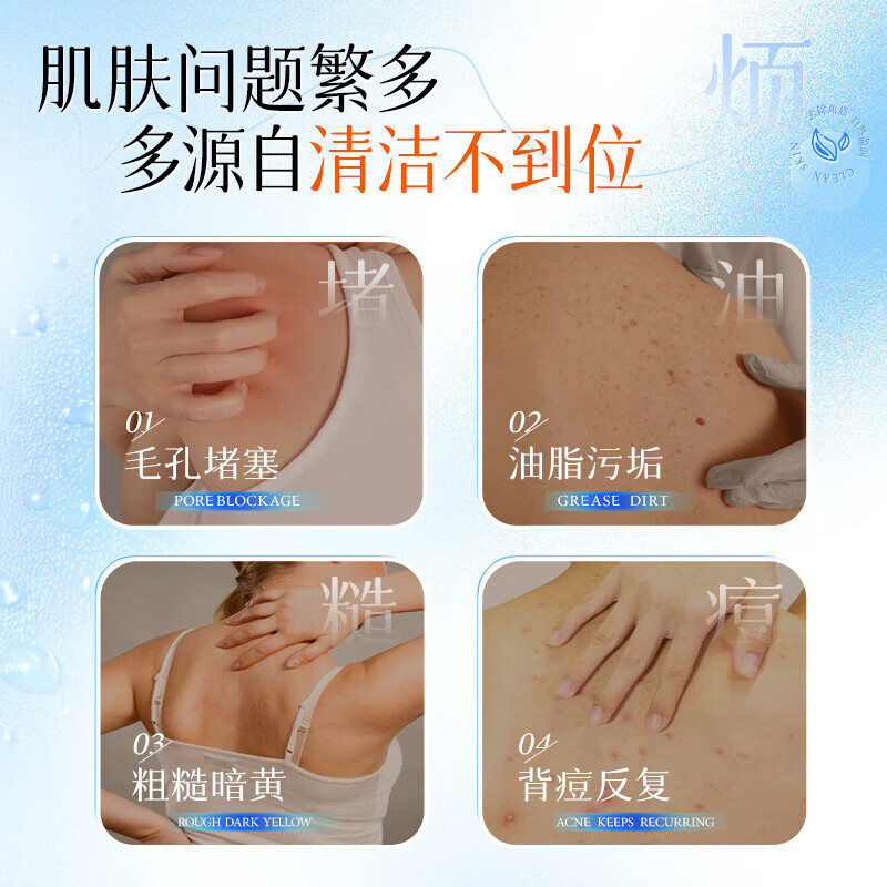 内廷上用北京同仁堂搓泥宝500ml去角质搓澡泥男女全身通用去死皮沐浴露 【2盒分享装】500m1/瓶