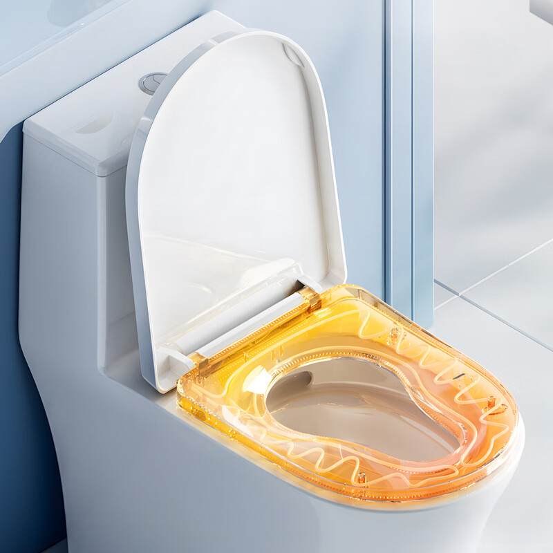 箭牌（ARROW）智能马桶盖防水夜光恒温加热座圈静音缓降盖板配件通用坐便器盖 【U型】抗菌加热7D舒臀快拆款 PG018-ZPAU