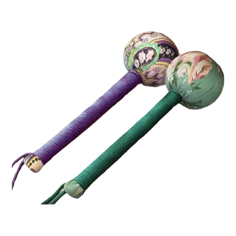 海派诺艾草锤子经络拍打锤腿部足底按摩敲打锤艾草棒长款祛湿排毒 艾草锤9种颜色【随机发】 31CM  1个