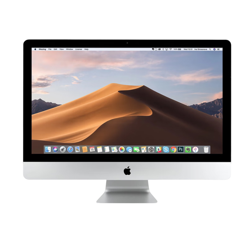 Apple iMac苹果一体机电脑95新i5办公独显商务办公游戏设计表格文档电脑 文员办公 086-i5 8G 512 21.5寸