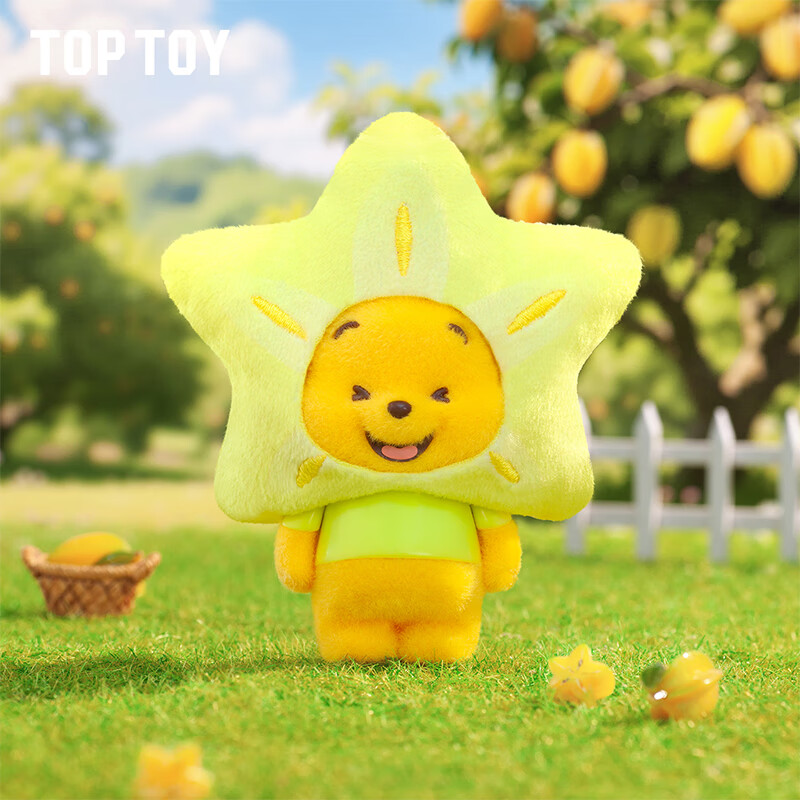 TOP TOY小熊维尼小小果圃系列盲盒手办女生生日礼物 单盒（款式随机）