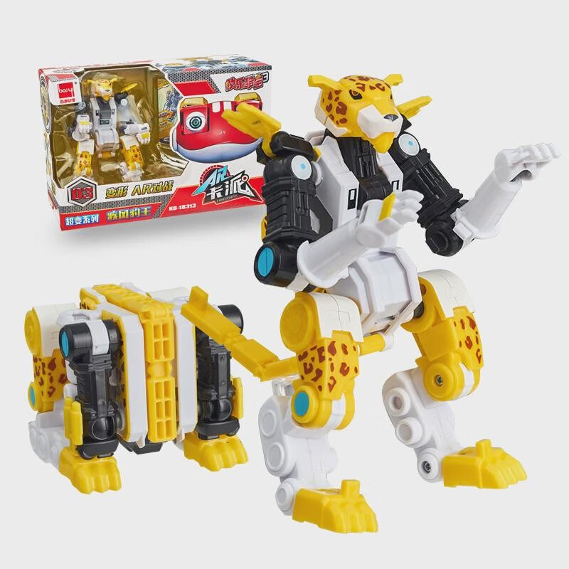 全光辰快乐酷宝3玩具赤焰蛙宝酷跑ar卡派对战小宝蛙王变形机器人全