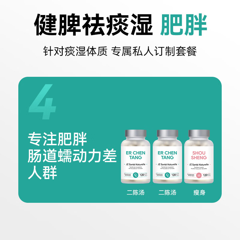 JZLPTC健之伴祛湿丸健脾祛痰湿无湿轻祛湿轻去湿气调脾胃法国进口 1瓶丨健脾祛痰湿