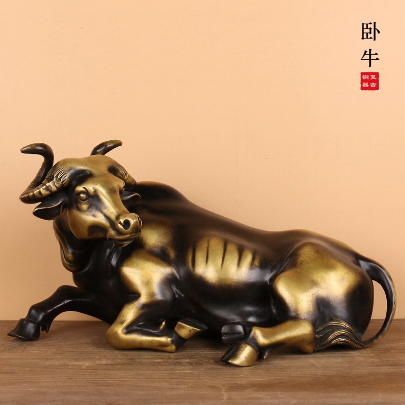 铜魂古匠的黄铜牛摆件有哪些老字号的特色工艺？插图