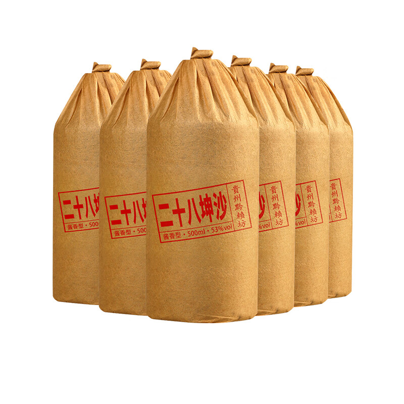 酱鸿春贵州酱香型白酒53度6瓶