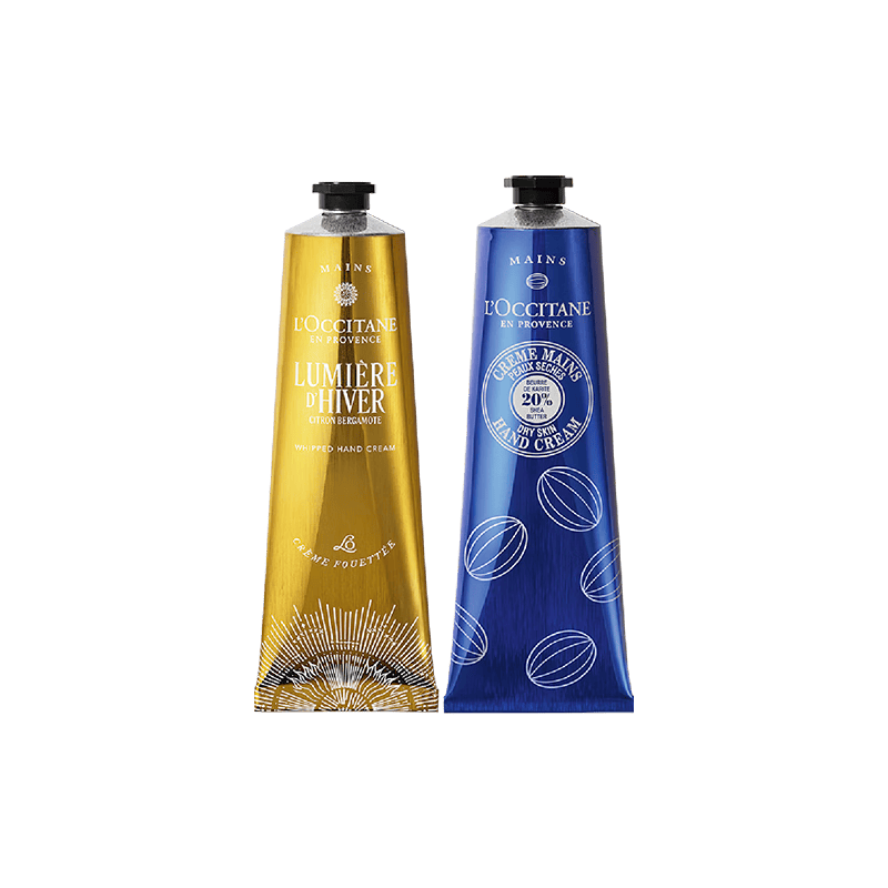 【准新品】欧舒丹护手霜礼盒限定双支大手各150ml保湿滋润留香润肤圣诞礼物伴手礼  