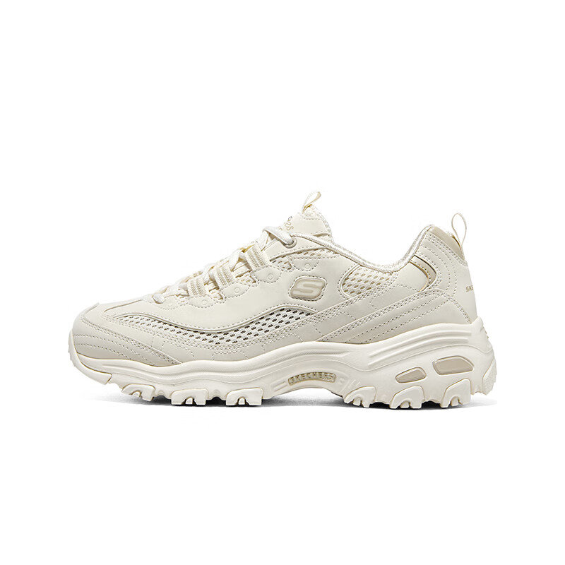 斯凯奇（Skechers）女鞋透气休闲复古潮流时尚老爹鞋熊猫鞋896193 896193/OFWT 36