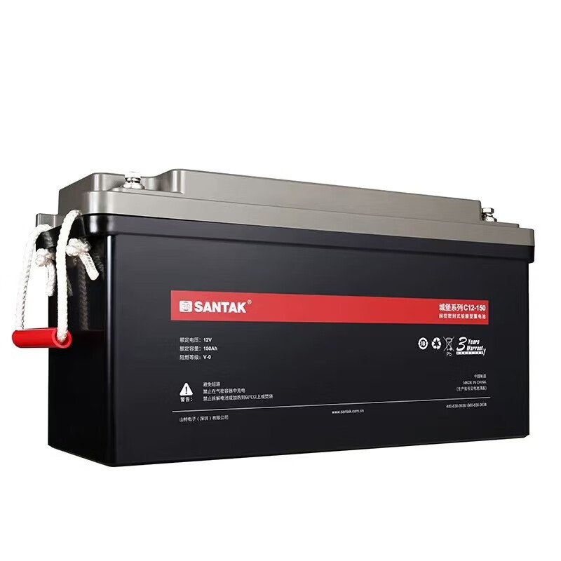 山特UPS蓄电池12V9AH不间断电源C12-9铅酸电瓶C12-100 12V100AH C12-7AH 内置C1K C3K专用大容量 C12-150 12V150AH