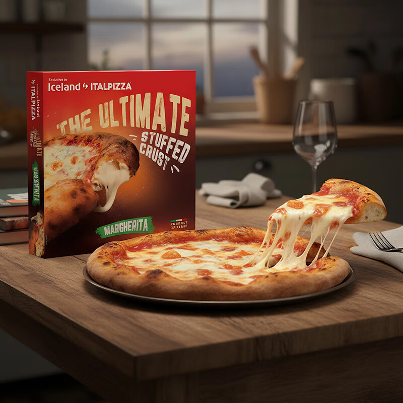 埃丝蓝 意大利进口冷冻披萨 披萨胚 半成品 意塔联名玛格丽特芝士馅披萨 440g