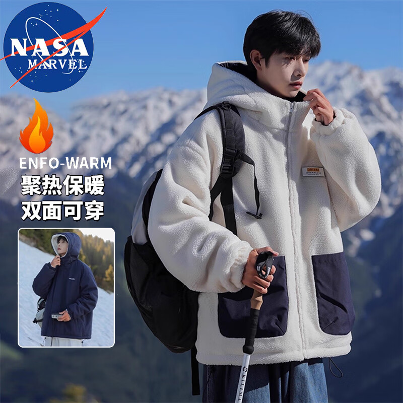 ���ڲ�����NASA MARVEL�޷���ʿ�ﶬ������޼Ӻ�ů˫�洩�����ذ����� ����ɫ   L 220Ԫ