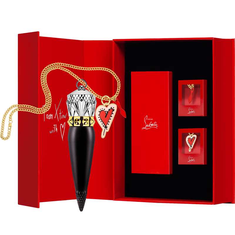 路鉑廷（Christian Louboutin）CL女王權(quán)杖啞光唇膏318M配飾禮盒 蘿卜丁口紅 新年禮物生日送女友